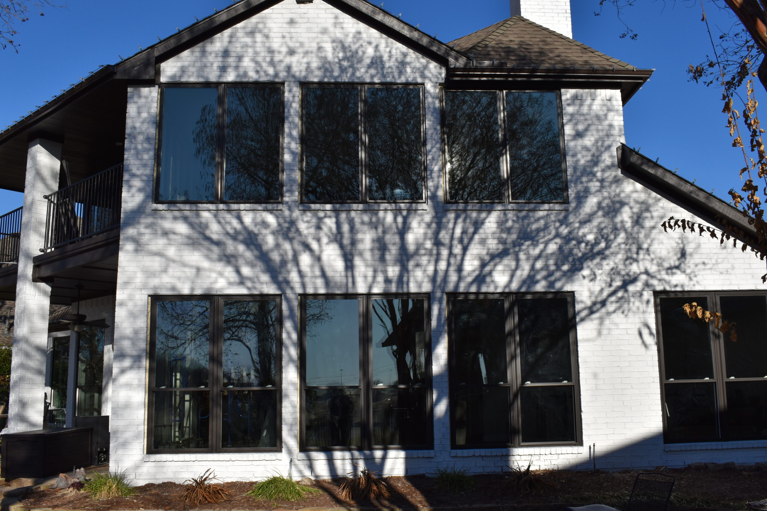 Black Exterior Vinyl Windows